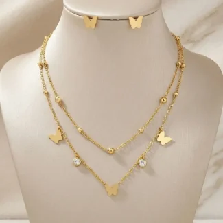 Double Layer Butterfly Set